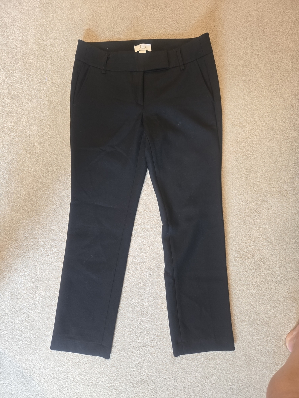 LOFT Petite Black Marisa Dress Pants